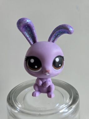 3/$22 GLEAMY  BUNNYTON RABBIT #2-S16 - Authentic Littlest Pet Shop - Hasbro LPS